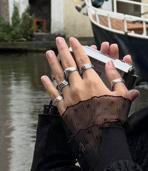 slithering silver daily stack personal