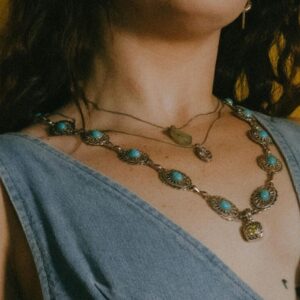 unique silver necklace stack jewelry collection